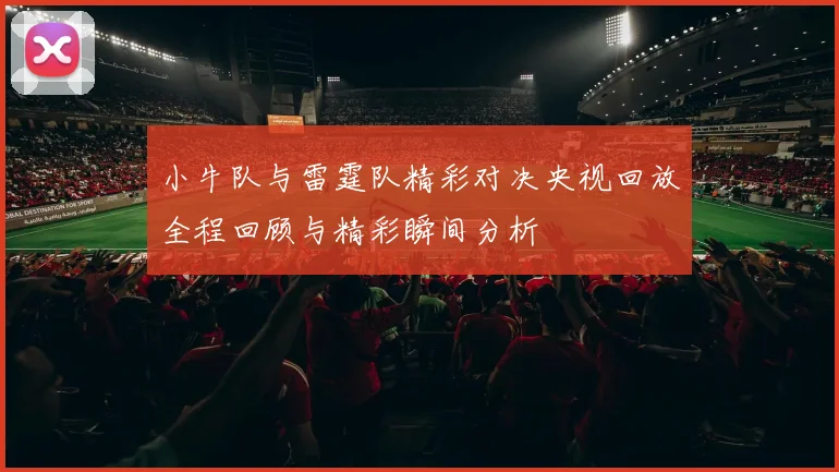 小牛队与雷霆队精彩对决央视回放全程回顾与精彩瞬间分析